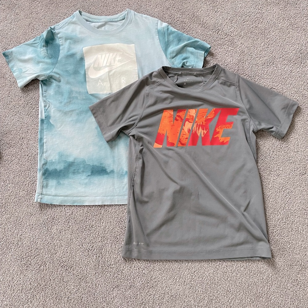 Mixed Lot (2) Nike T-shirts Youth XL M Tie-Dyed